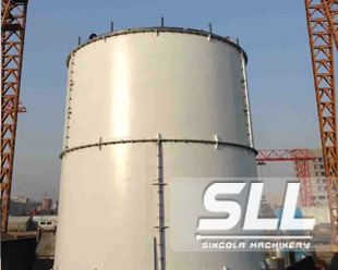Bolted cement silo