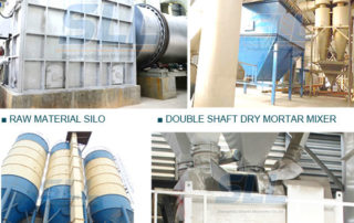 dry mortar mixer plant