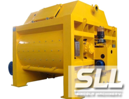 JS Twin Shaft Forced Concrete Mixer