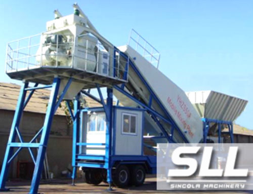 Mobile Concrete Mixing Plant